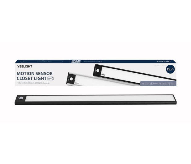 YEELIGHT Lampka do szafy z czujnikiem ruchu 40cm Czarna YLCG004-b - 671881 - zdjęcie 5